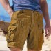 Men's Striped Print Cargo Shorts 97751502X