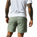 Men's Solid Waffle Elastic Casual Shorts MTA2608E7X